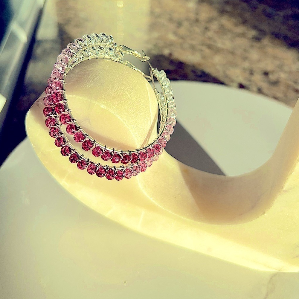Handmade Beaded Earrings - Picture 4 of 9